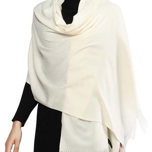 Elegant Cream Scarf
